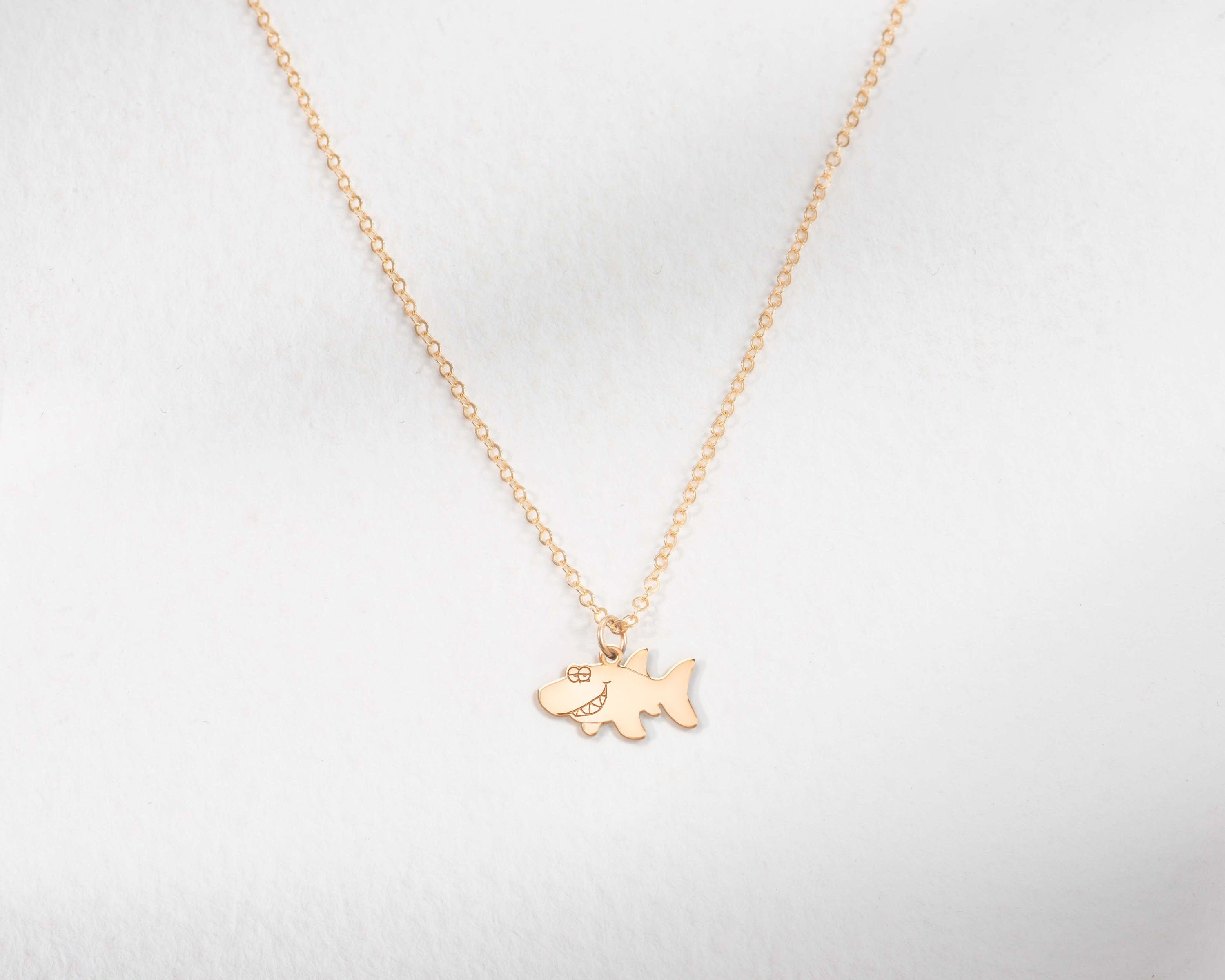 Shark Pendant Necklace
