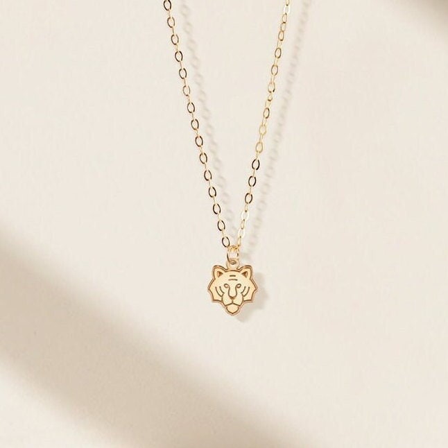 Tiger Head Necklace