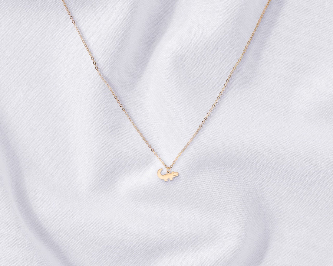 Crocodile Pendant Necklace