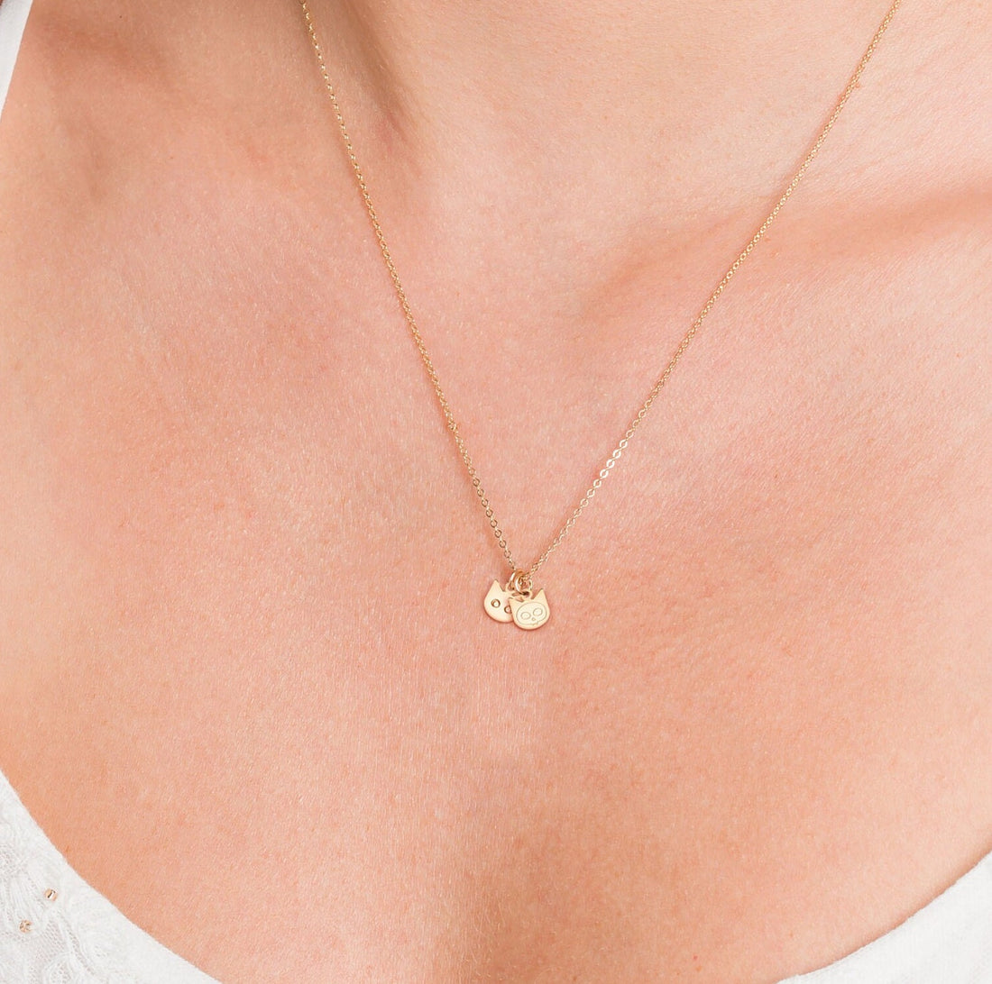 Schrodinger's Cat Pendant Necklace