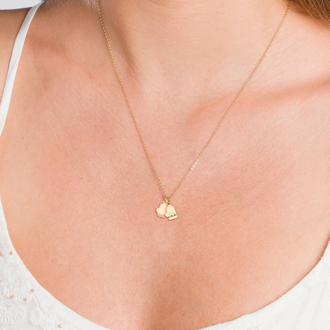 Mitten Necklace Whimsical