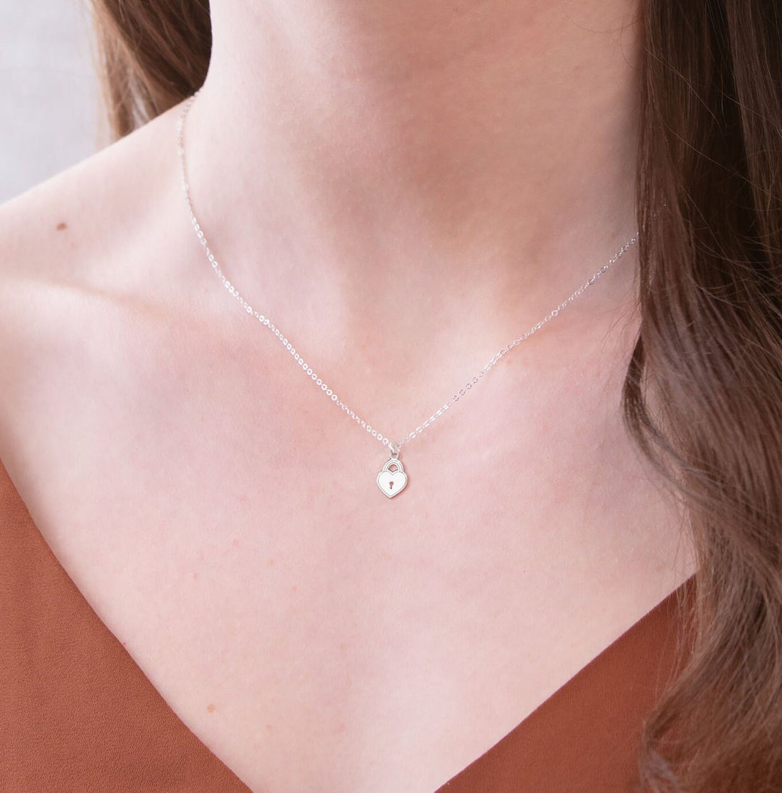 Heart Lock Necklace