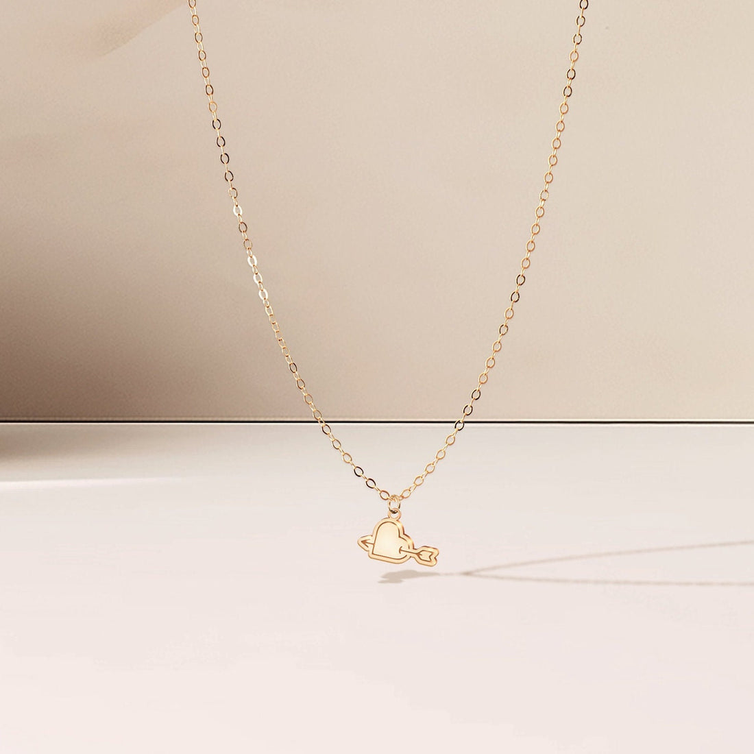 Heart With Arrow Necklace
