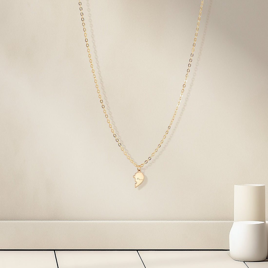 Heart Puzzle Necklace
