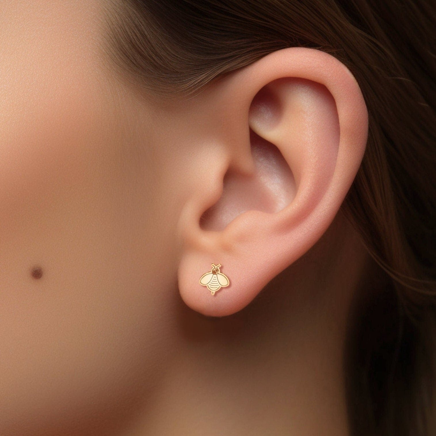 Bee Earrings Dainty
