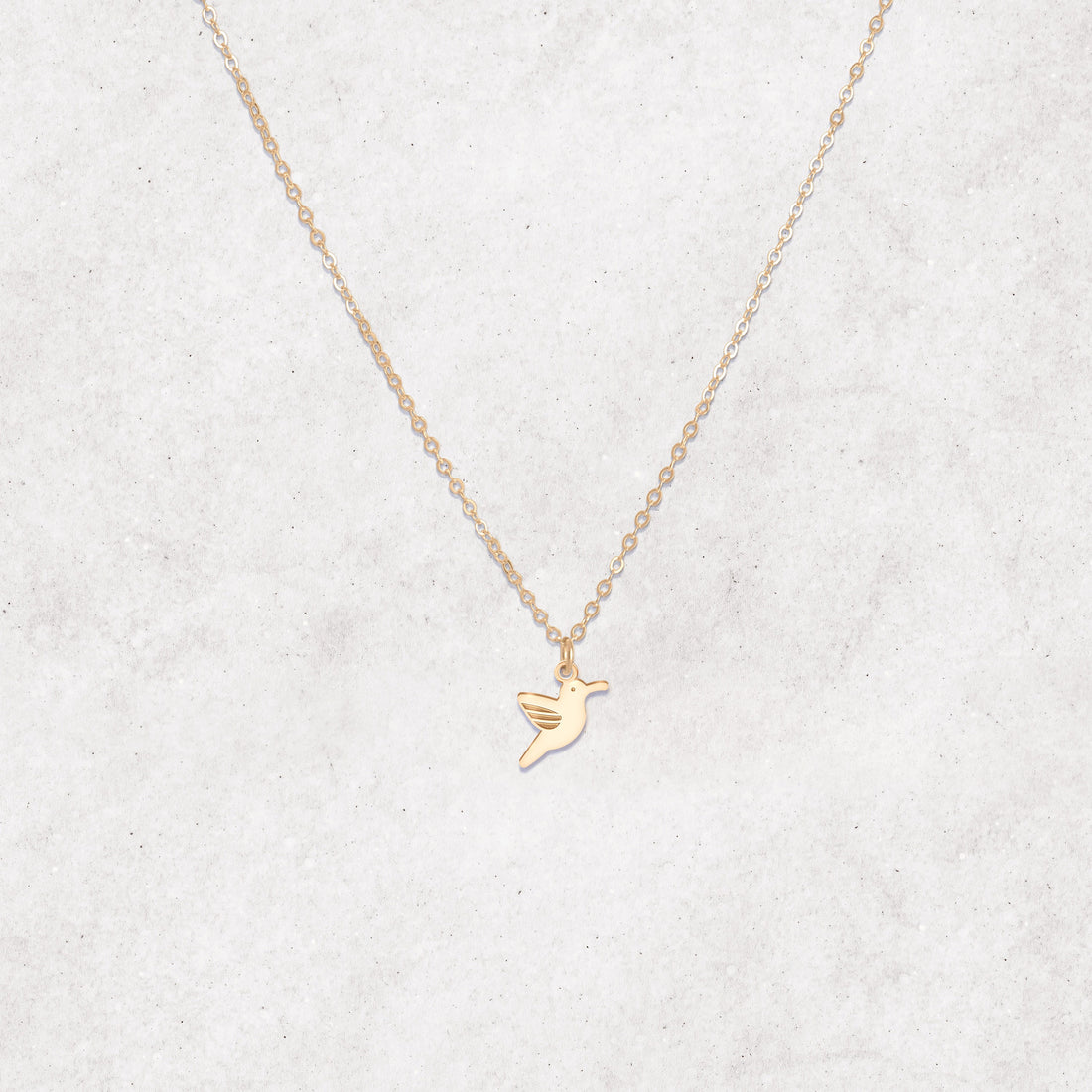 Dainty Hummingbird Necklace