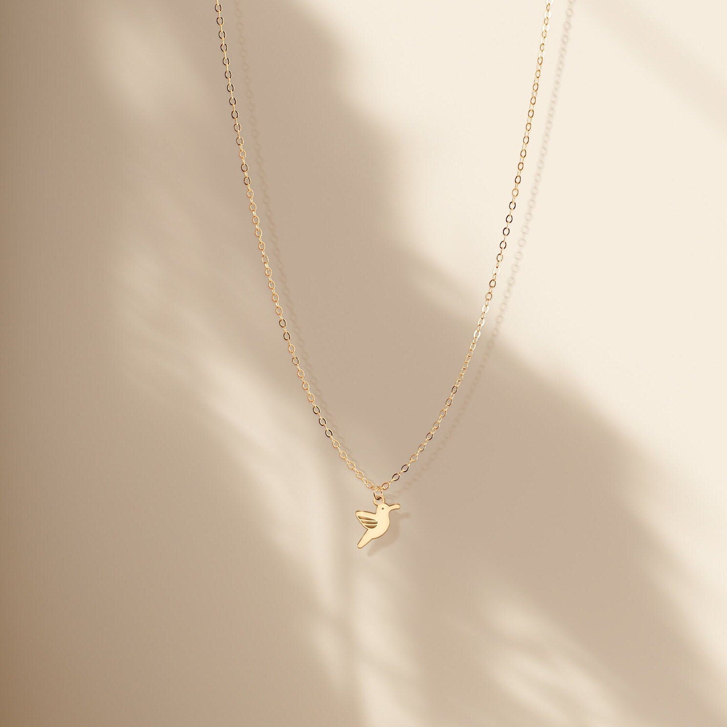 Dainty Hummingbird Necklace
