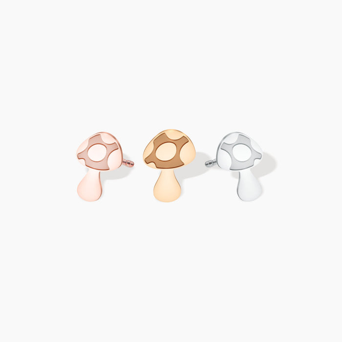 Spotted Mushroom Earrings