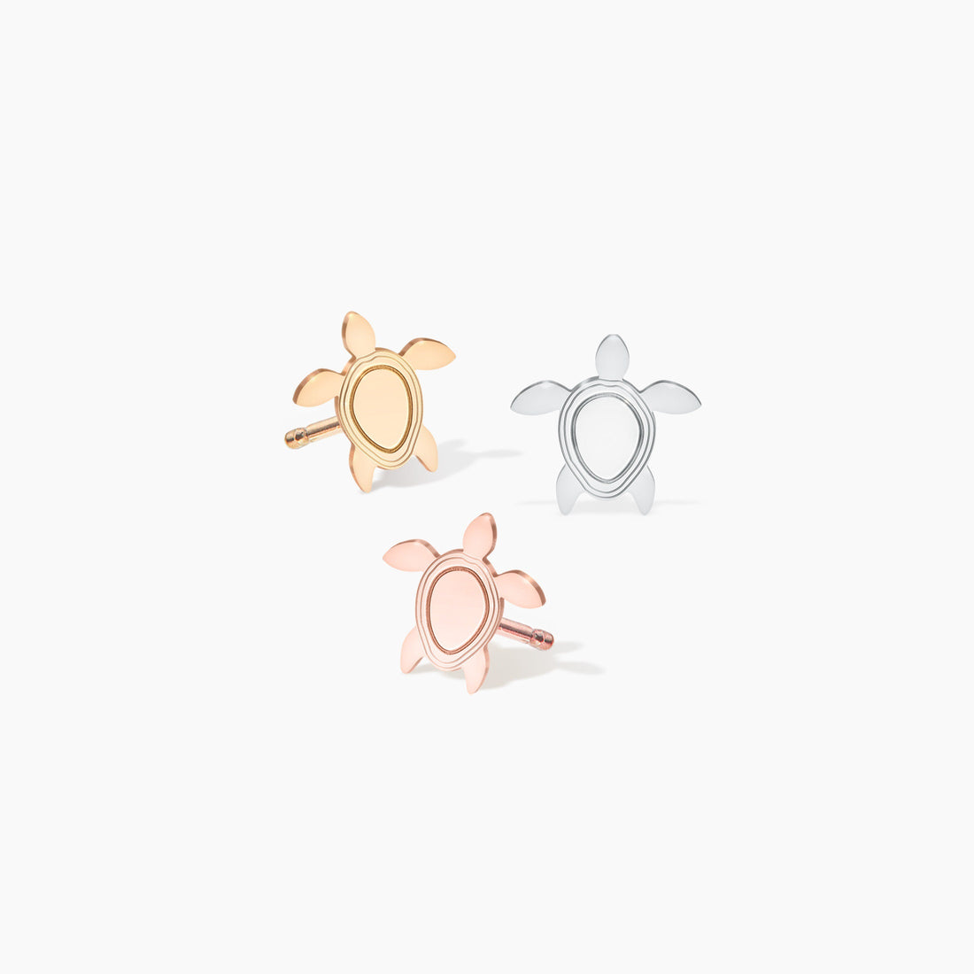 Elegant Turtle Stud Earrings