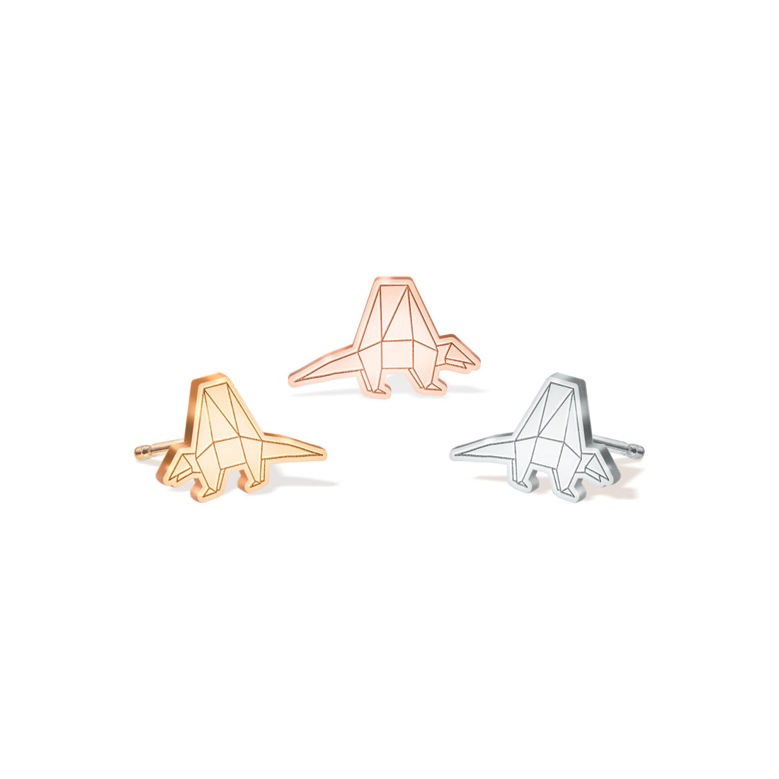 Edaphosaurus Dino Stud Earrings