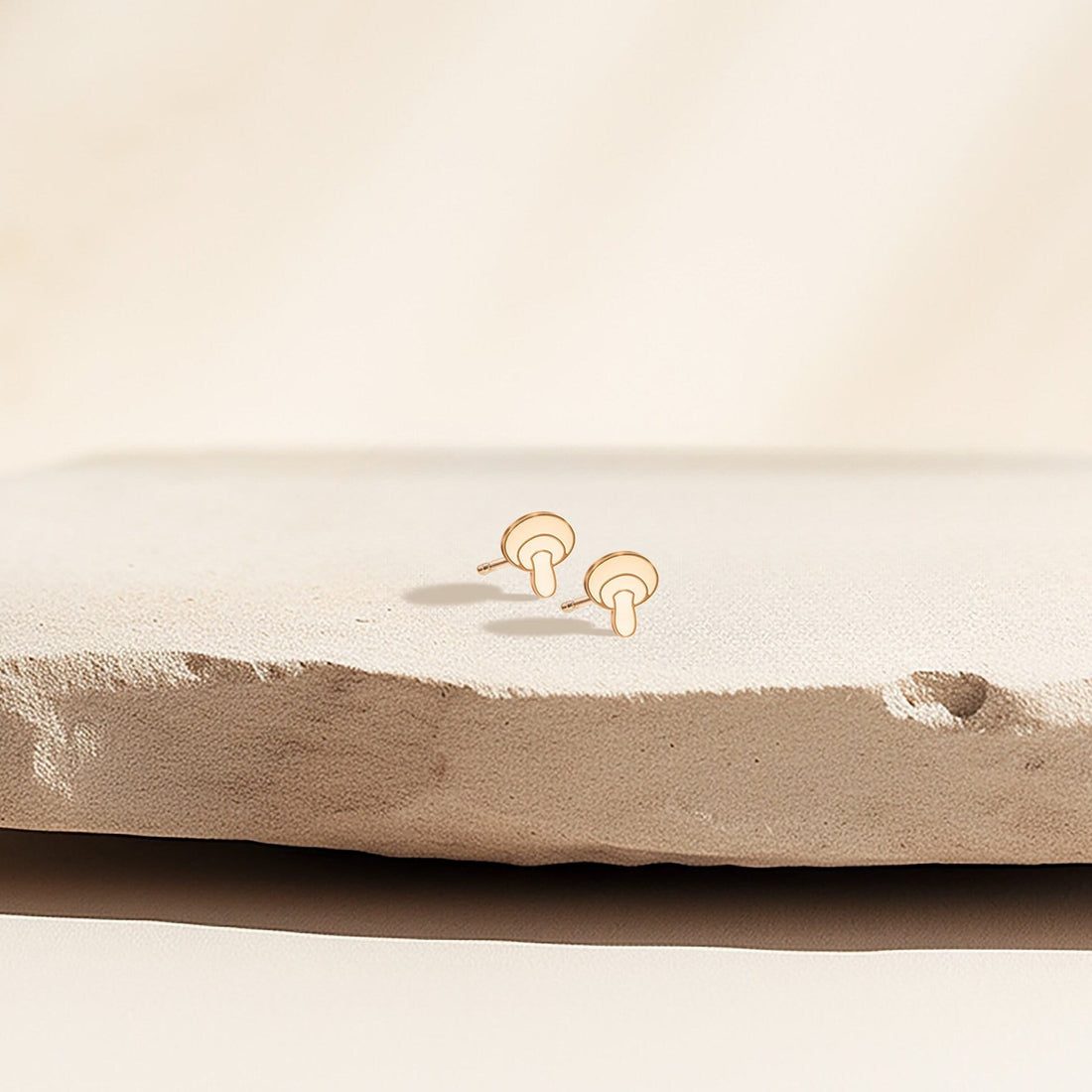 Dainty Mushroom Earrings