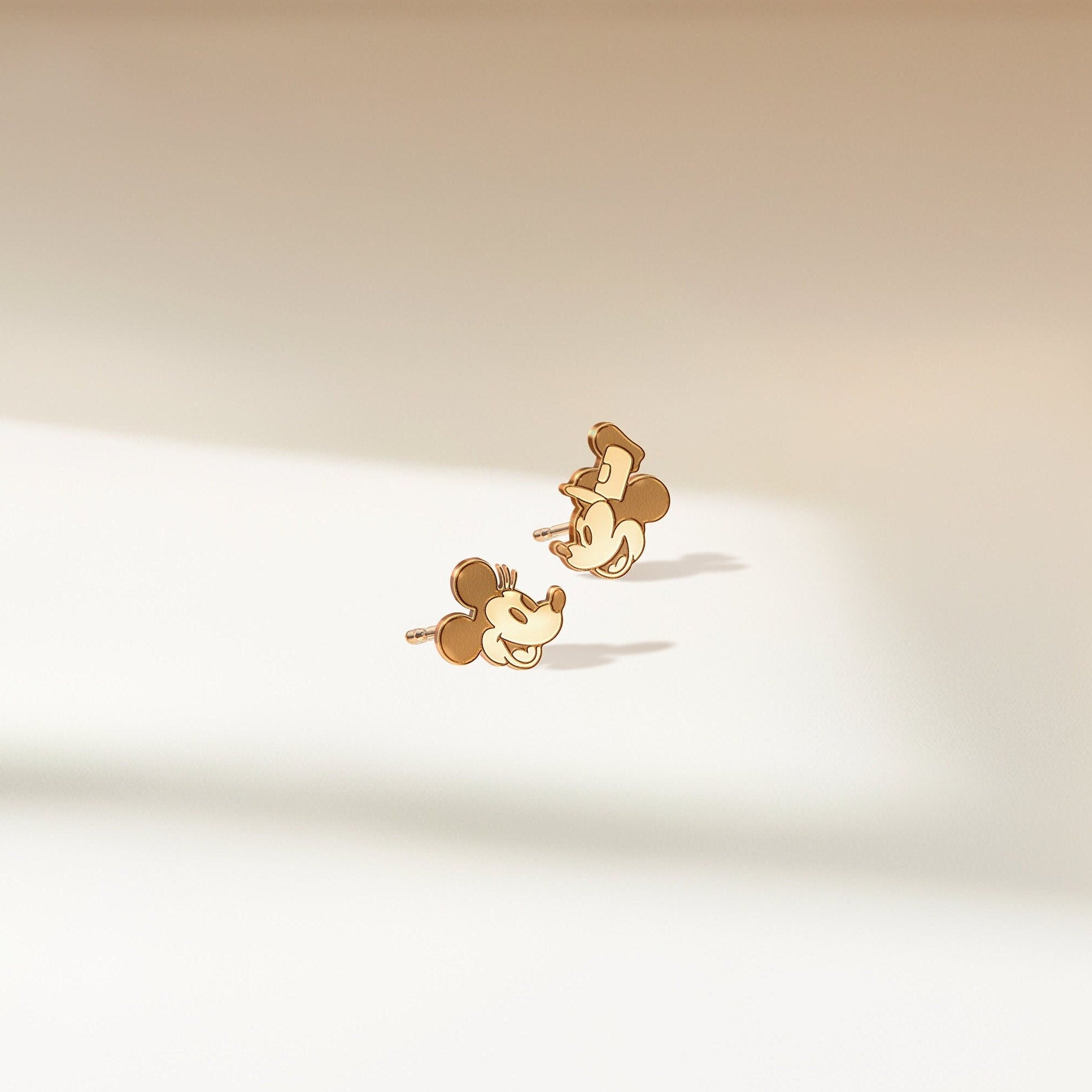 Mickey Minnie Mouse Stud Earrings