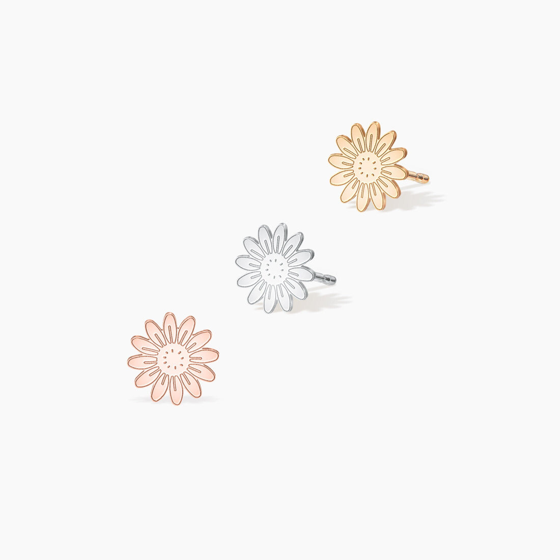 Daisy Flower Stud Earrings