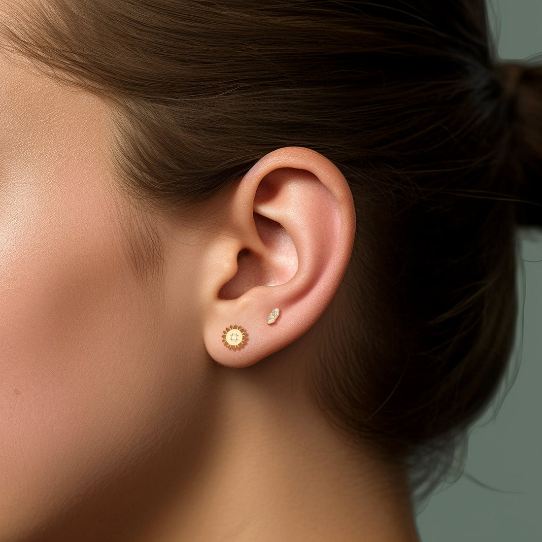 Sunflower Stud Earrings