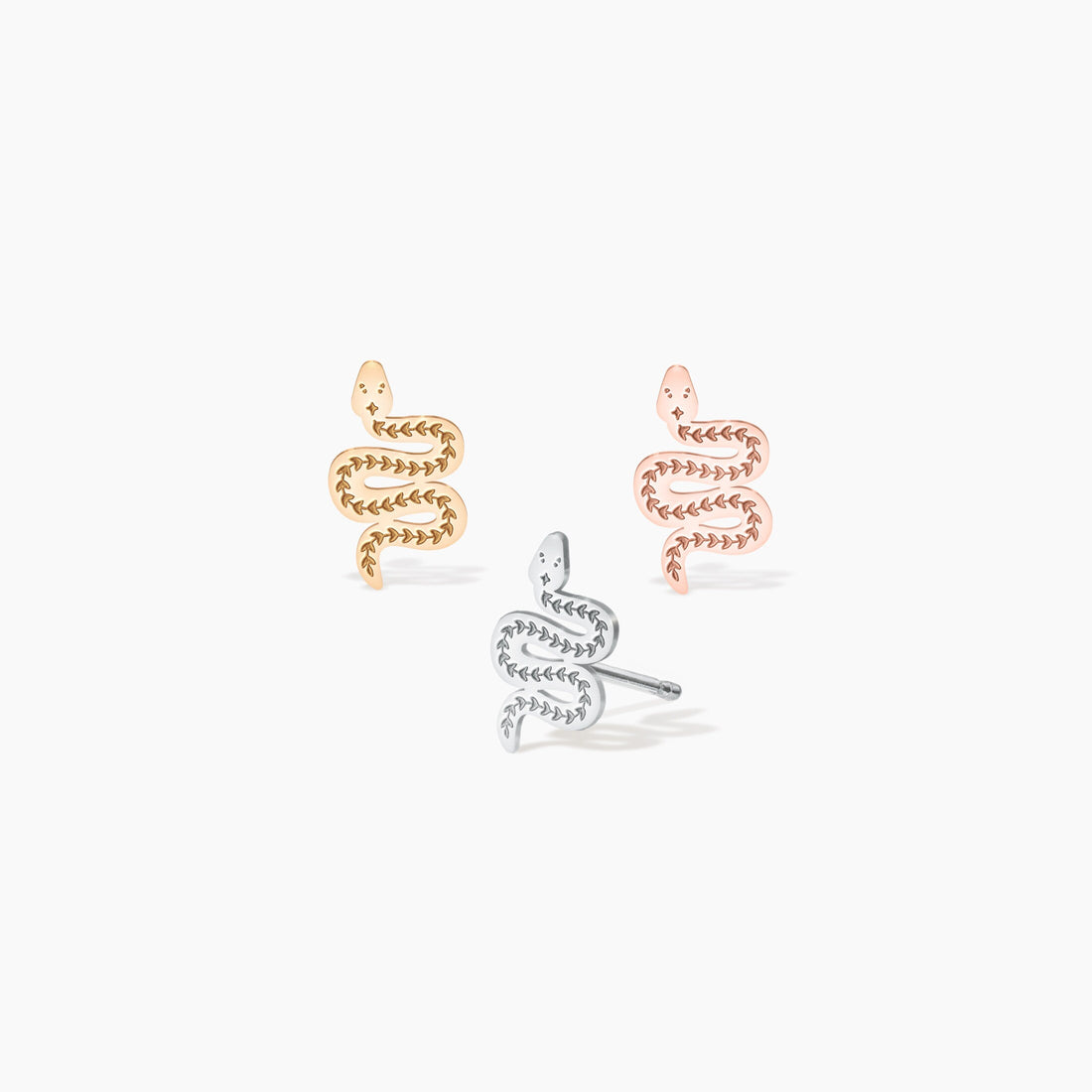 Dainty Snake Earrings