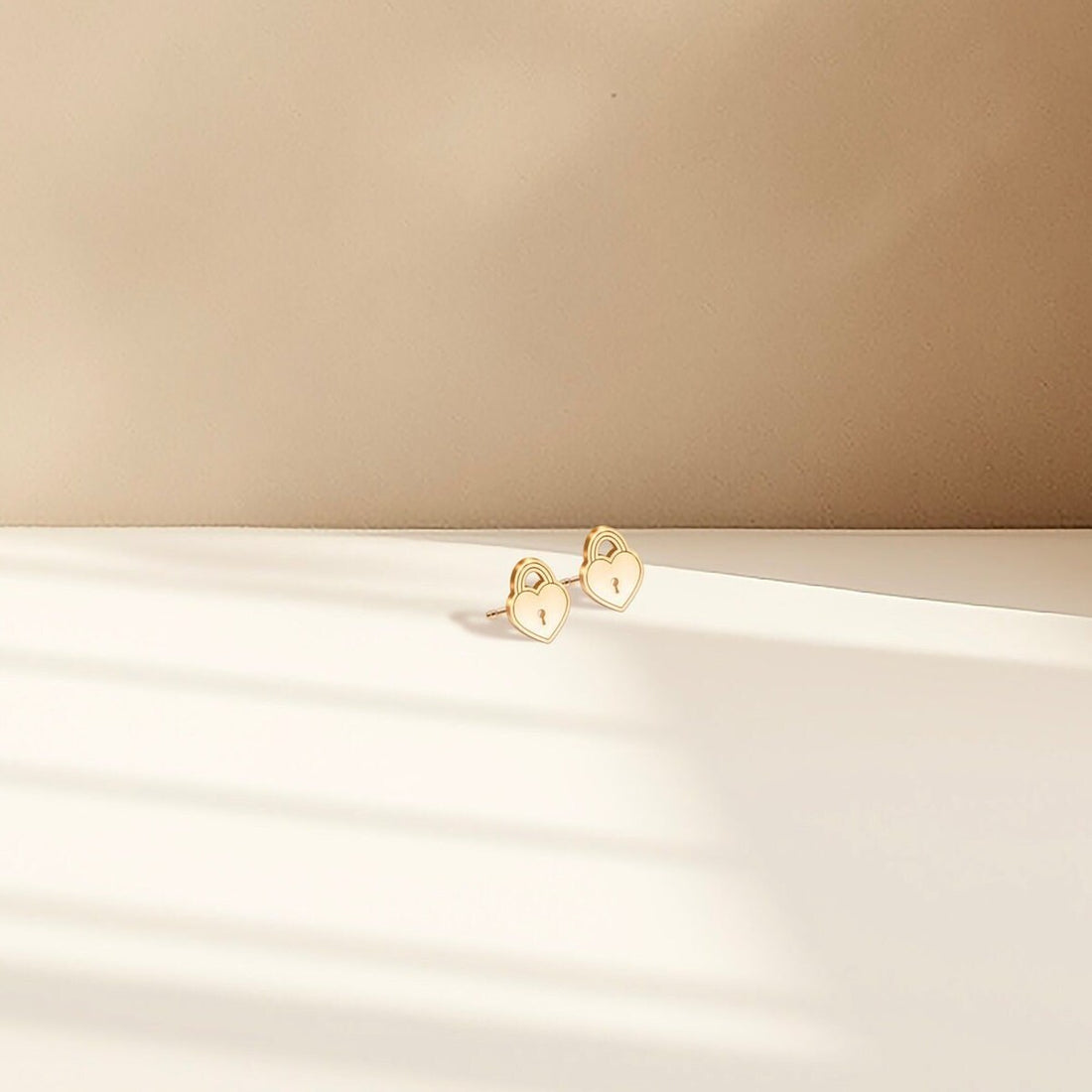 Heart Lock Earrings
