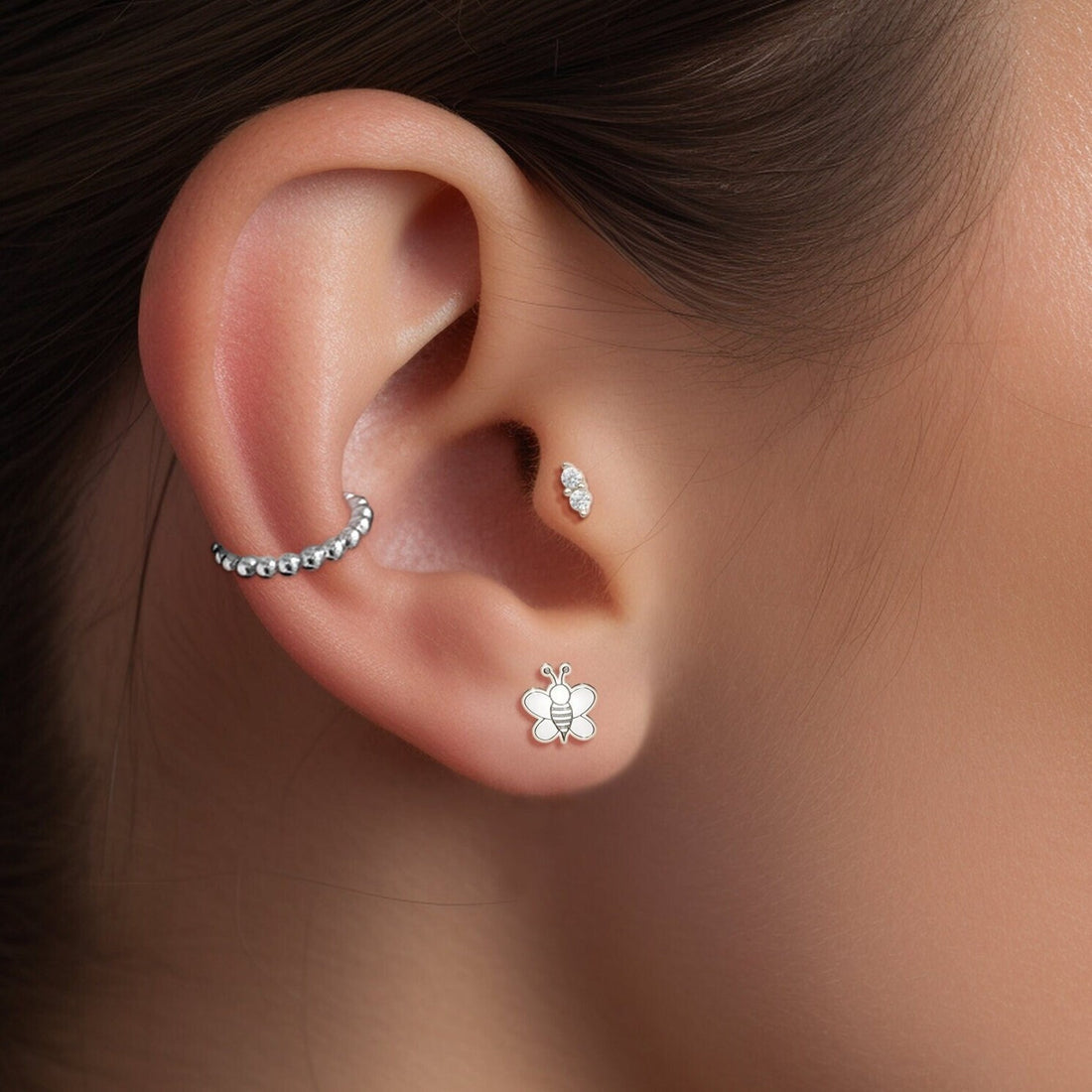Winged Bee Earrings