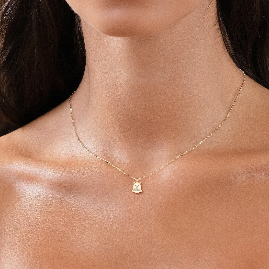 Cat Ramen Pendant Necklace
