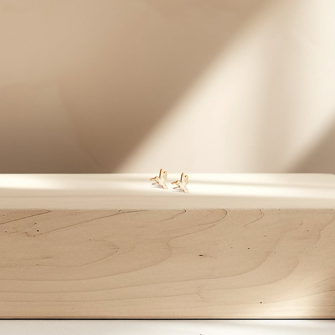 Charming Hummingbird Stud Earrings