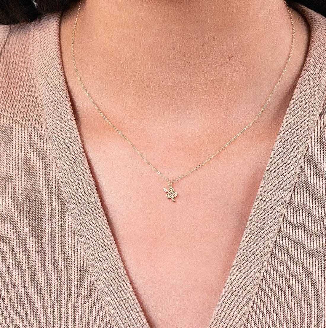 Snake Necklace Whimsical