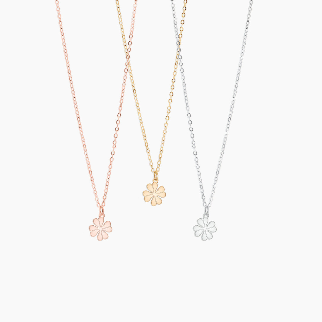 Flower Charm Necklace