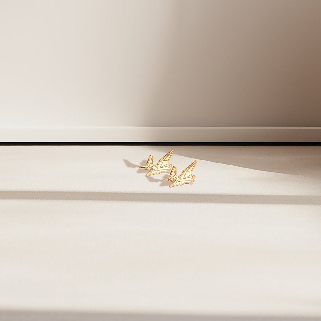 Origami Pterodactyl Earring