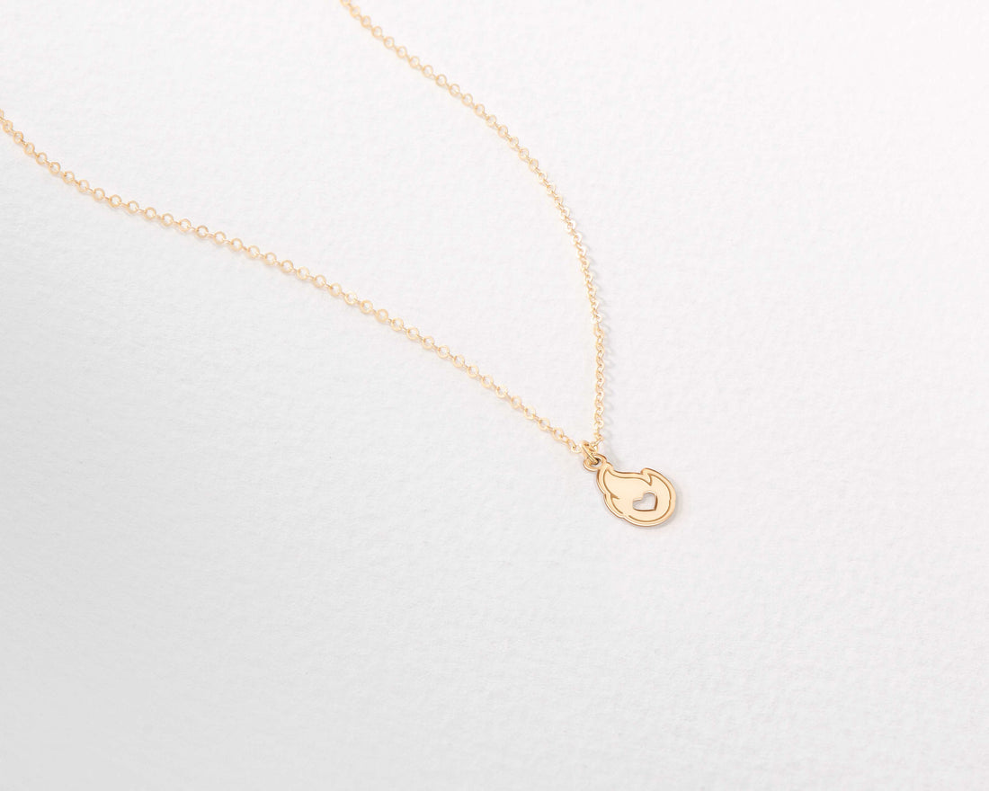 Heart Flame Necklace