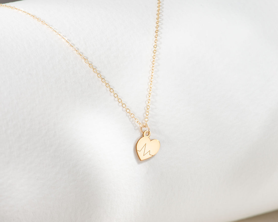 Heartbeat Pendant Necklace