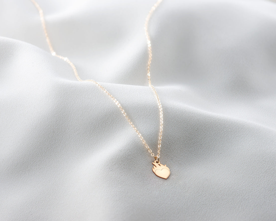 Heart Flame Necklace