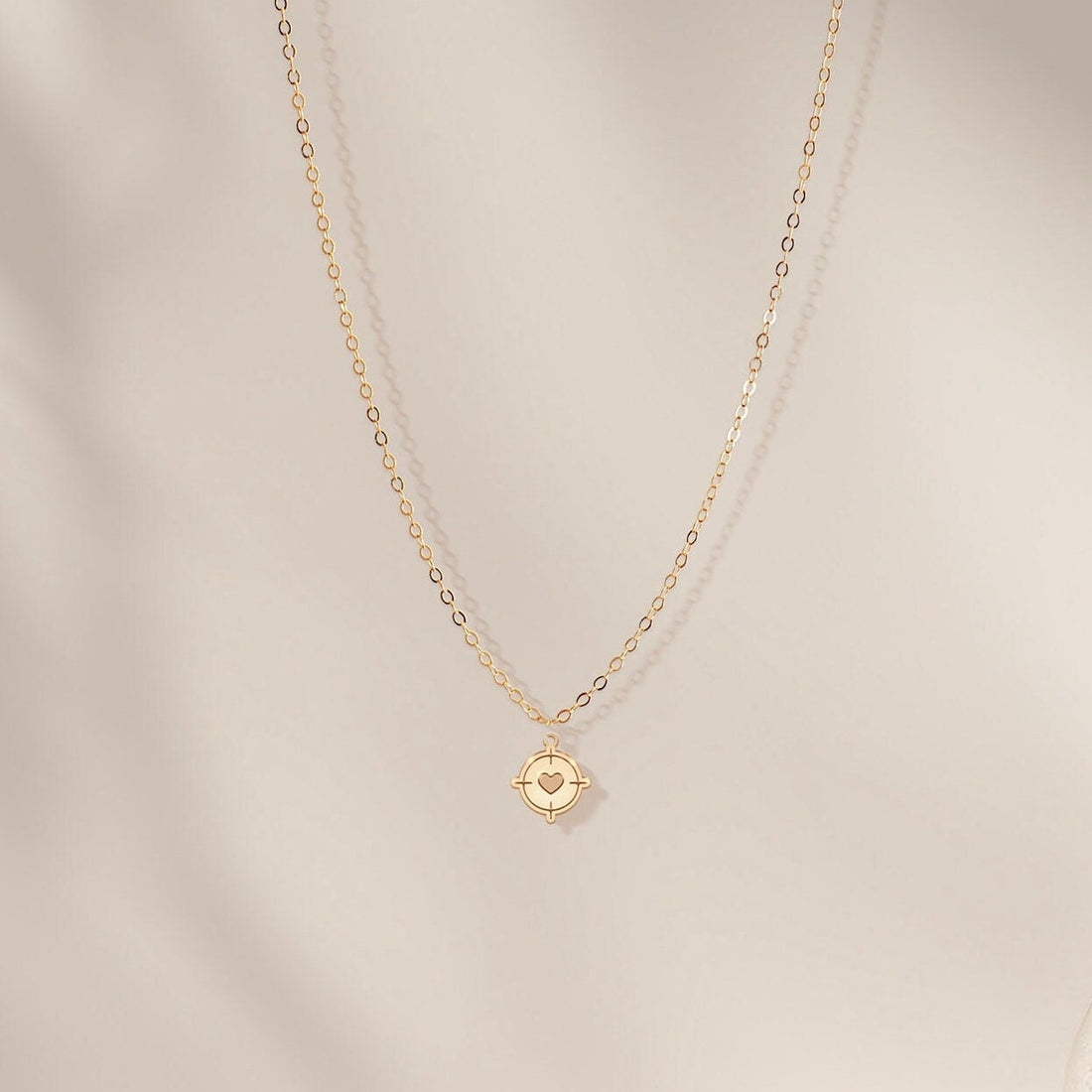 Heart Target Necklace