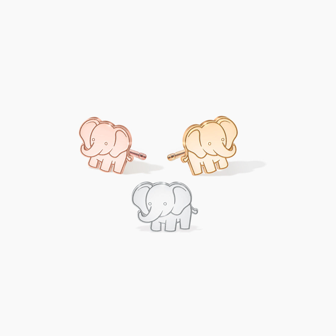 Elephant Stud Earrings