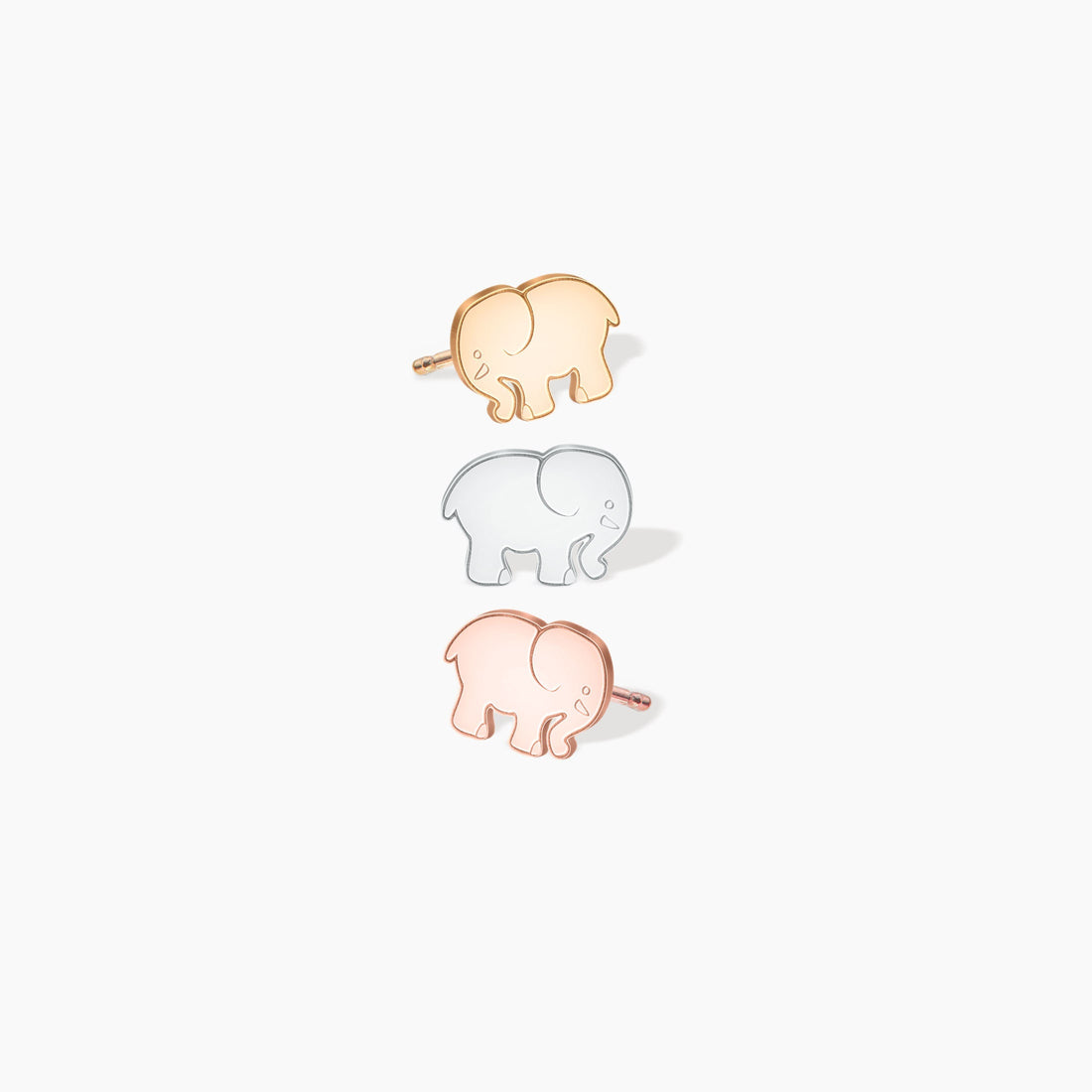 Big Elephant Stud Earrings