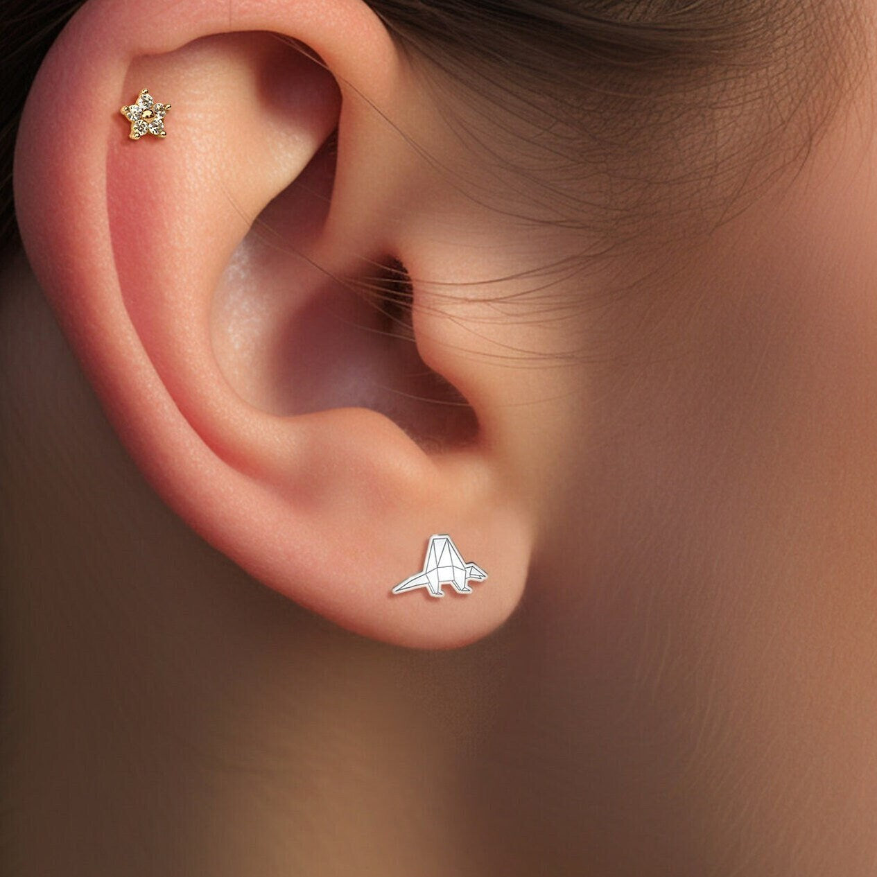 Edaphosaurus Earring Dino