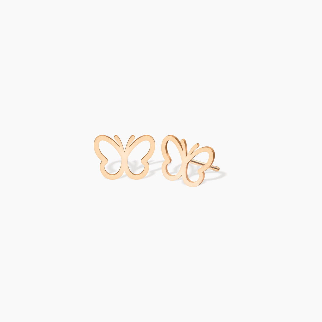 Butterfly Cutout Earrings Gold