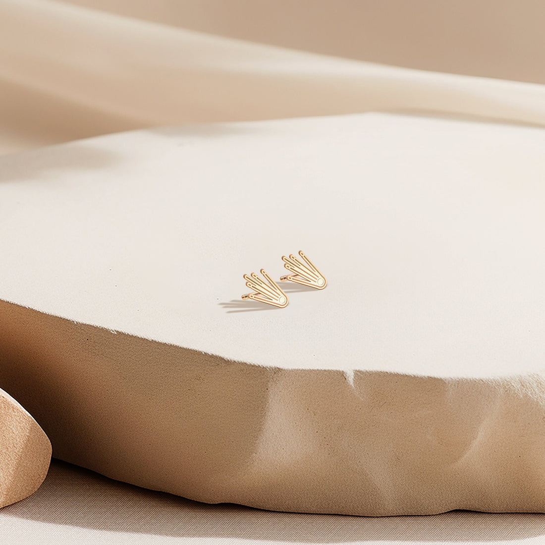 Comet Falling Star Stud Earrings