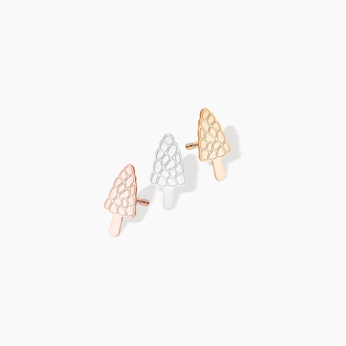 Morel Mushroom Earrings
