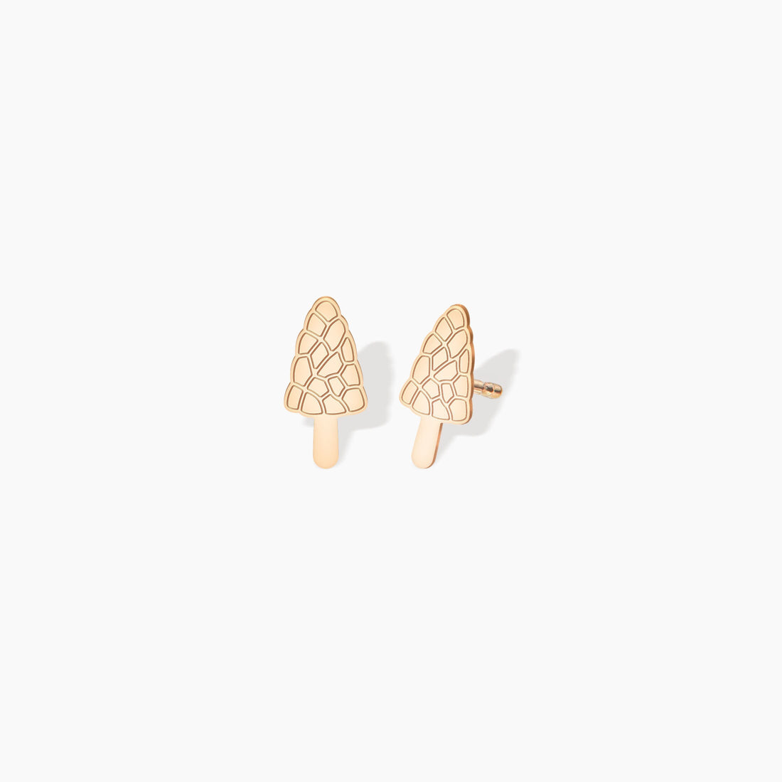Morel Mushroom Earrings