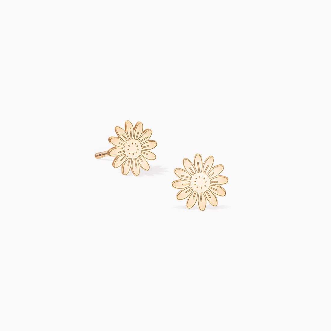 Dainty Sunflower Earrings