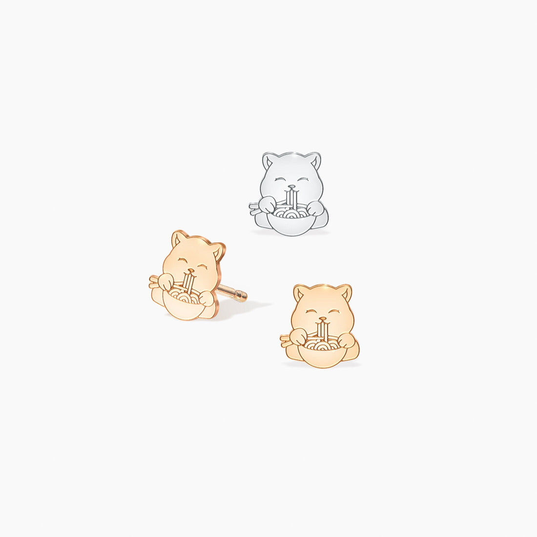 Cute Cat Eating