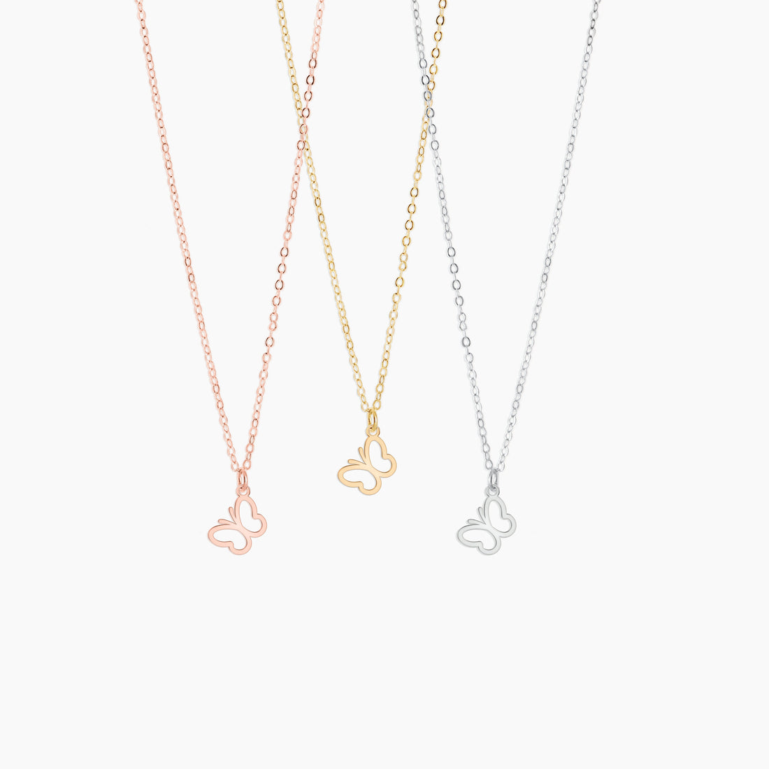 Butterfly Cutout Necklace