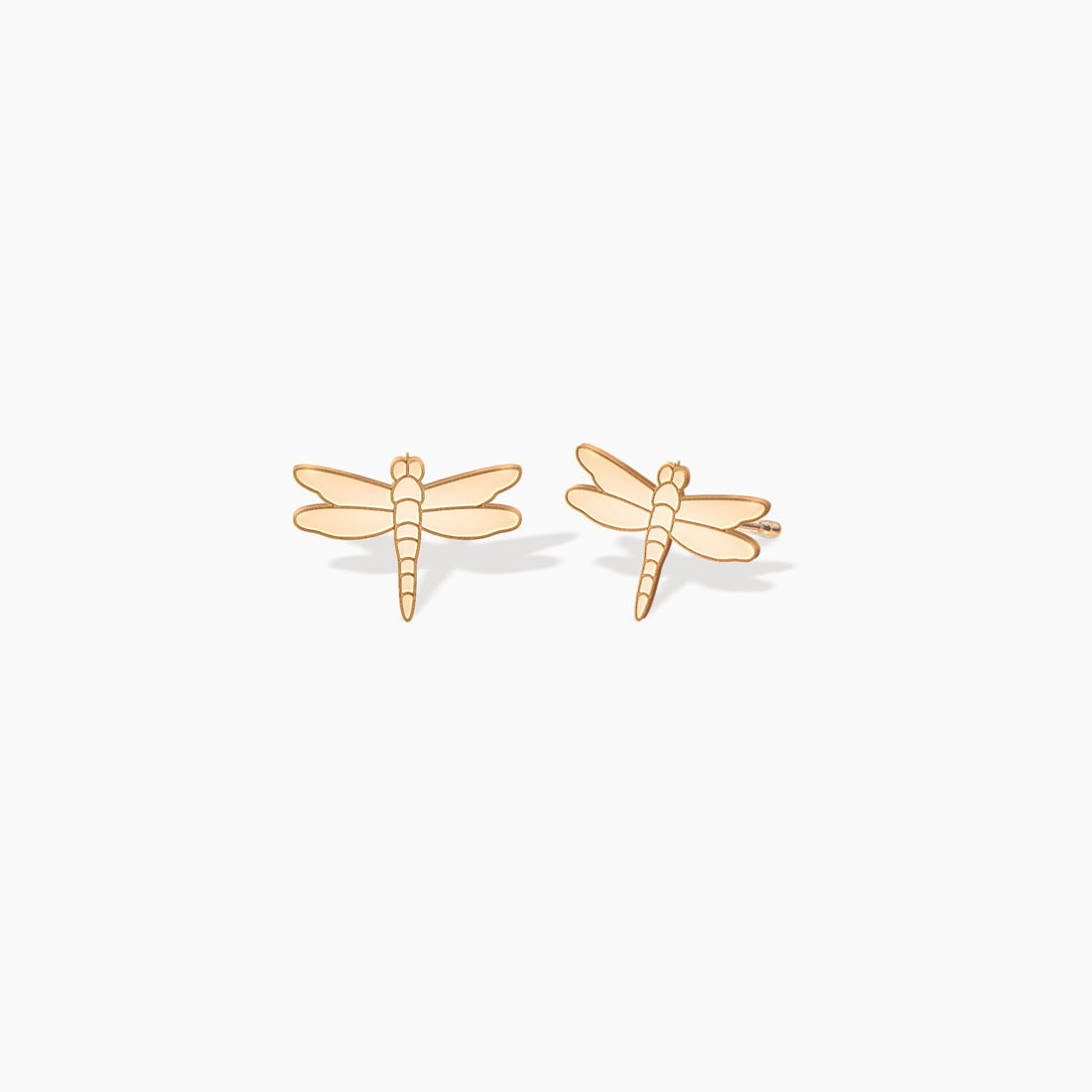 Dragonfly Charm Stud Earrings