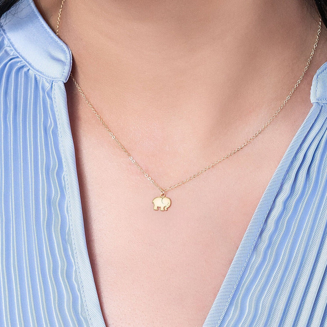Elephant Charm Necklace