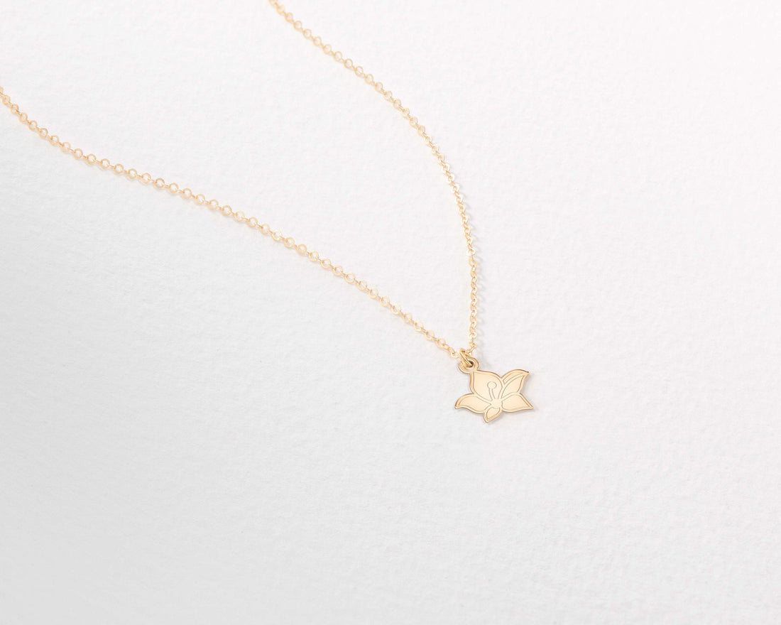 Orchid Flower Necklace