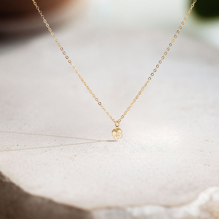 Pansy Flower Necklace
