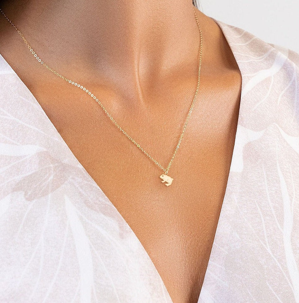 Frog Face Necklace