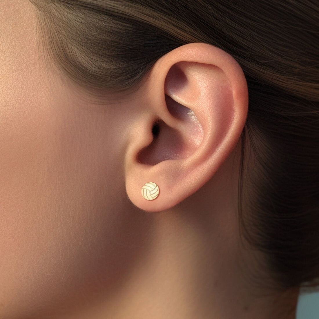 Volleyball Charm Earrings