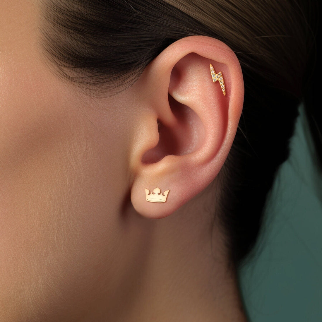 Princess Crown Earrings
