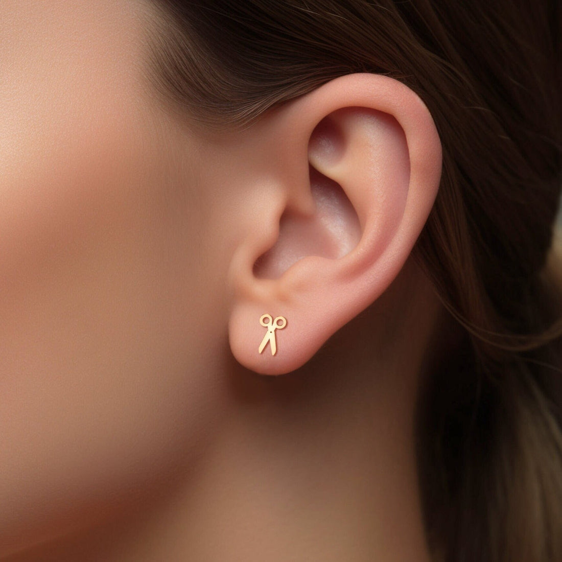 Scissor Earrings Dainty