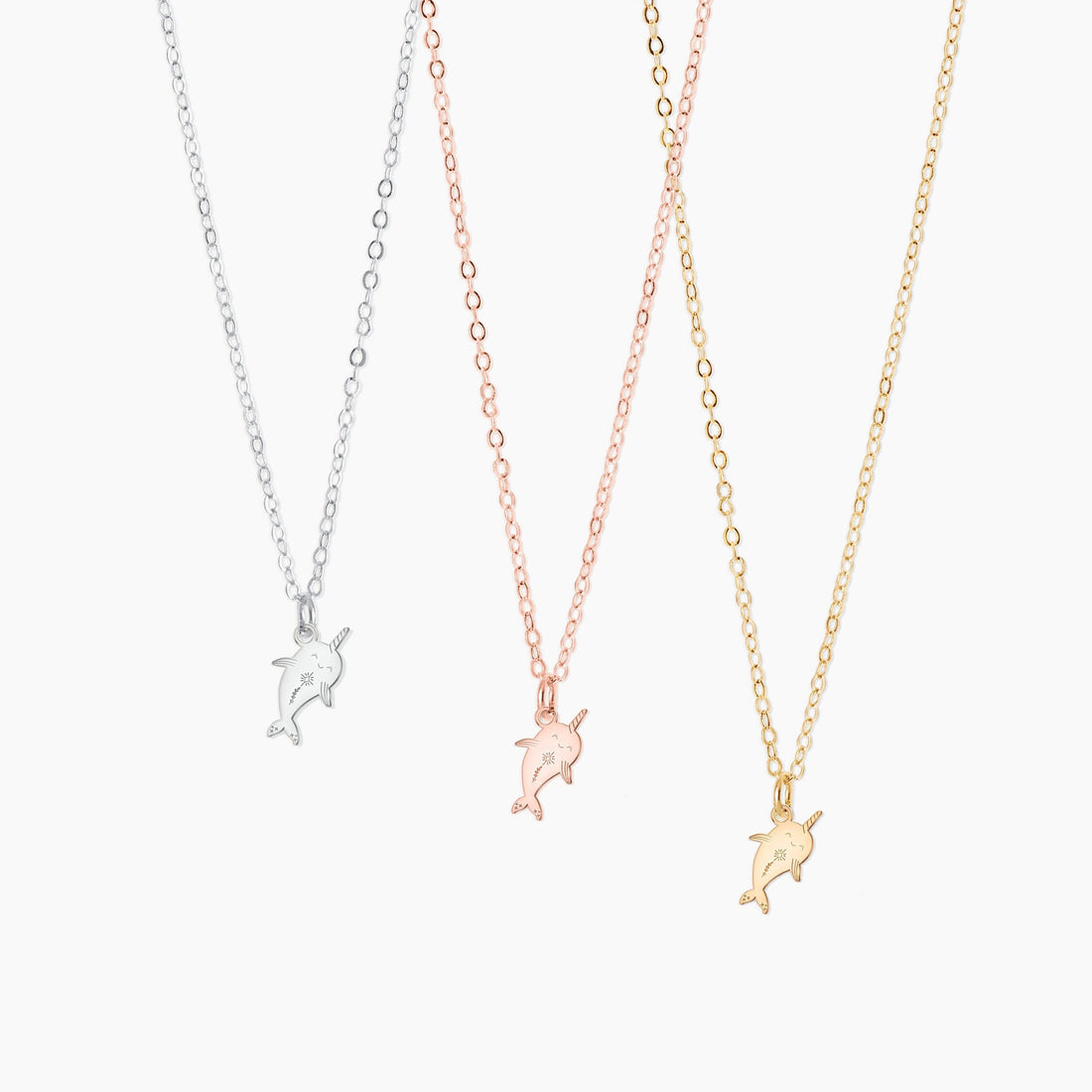 Narwhal Necklace Whimsical