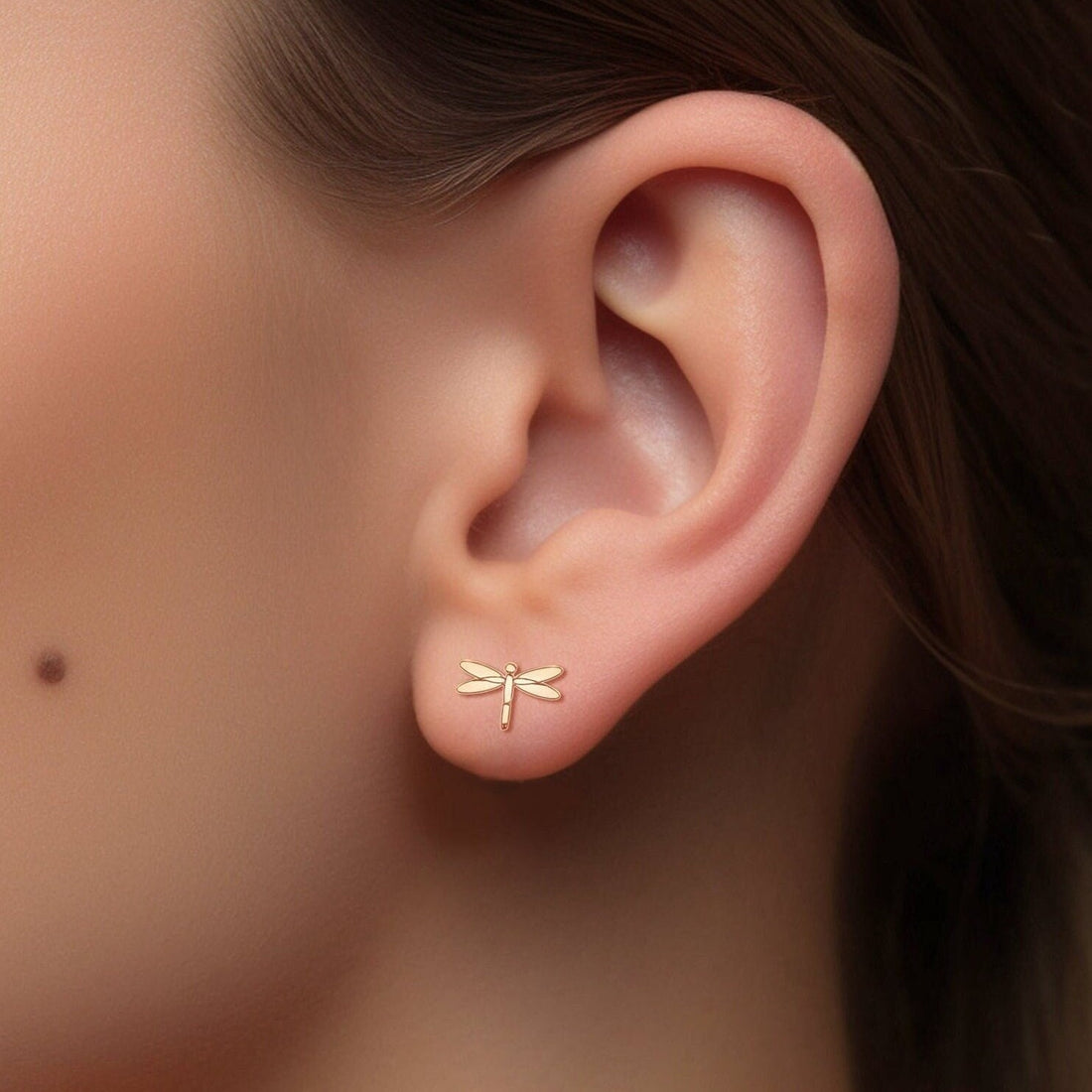 Dainty Dragonfly Earrings